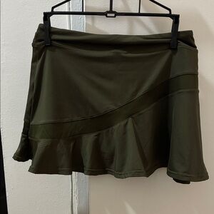 NWOT Olive Green Women's Athletic Skort